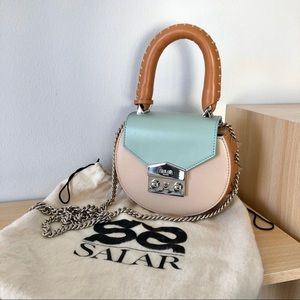 Salar Milano color block mini crossbody bag